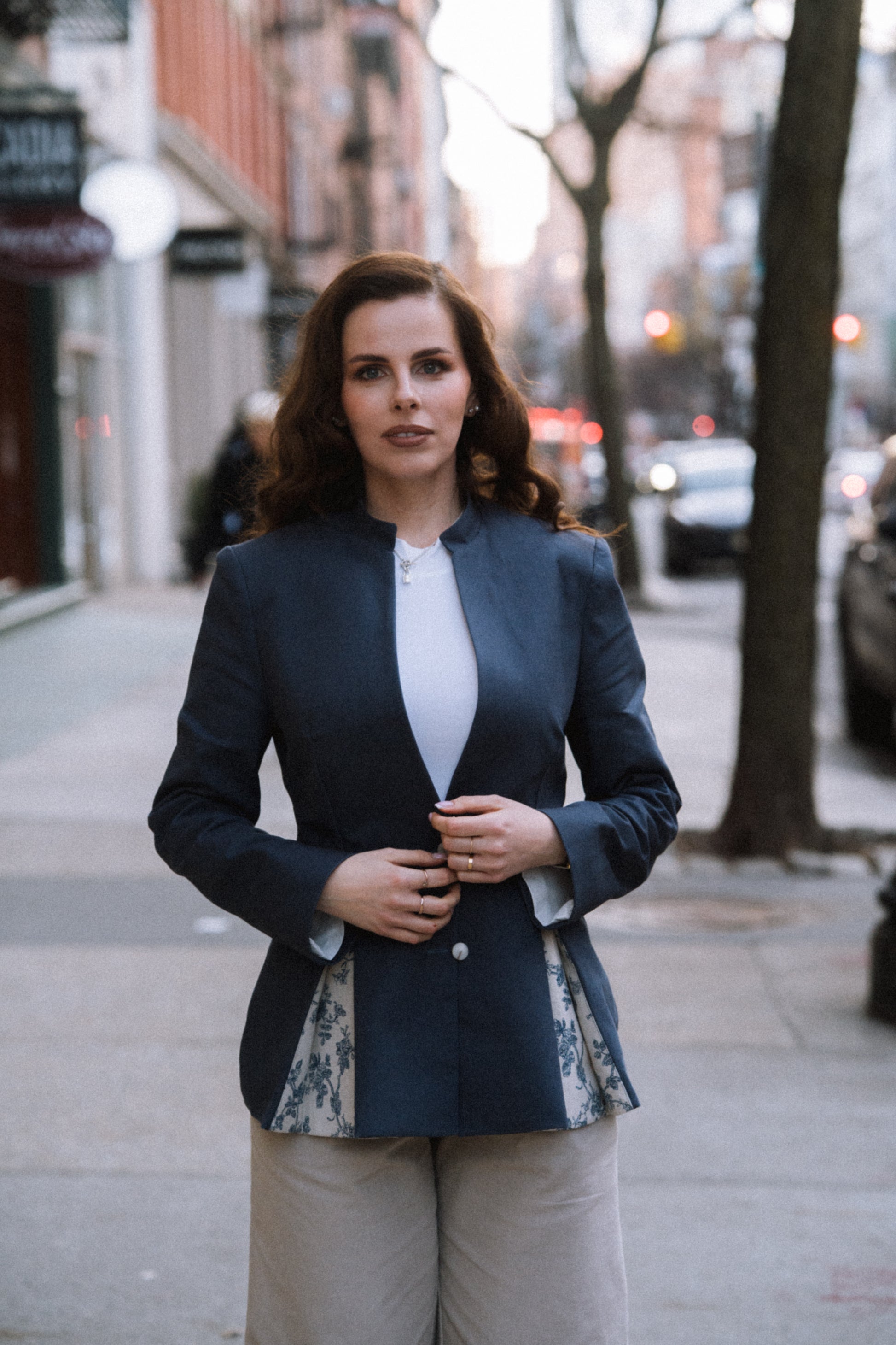 Floraison Nocturne Blazer