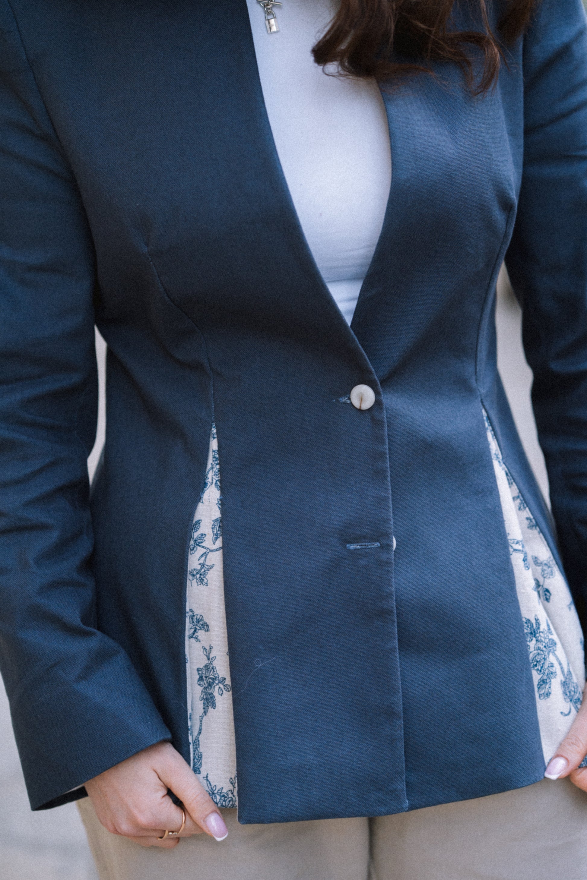 Floraison Nocturne Blazer